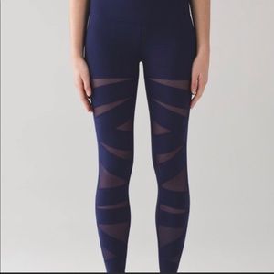 Lululemon Wunder Under Tech Mesh Hero Blue
